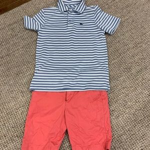 Boys Vineyard Vines Shorts and Polo